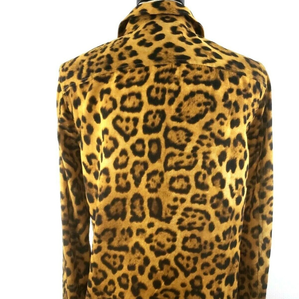 Jones New York Sport Leopard Tunic Blouse - Picture 6 of 8